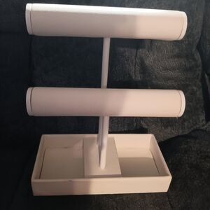 Source Unknown Dual White Jewelry Organizer